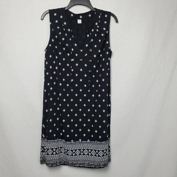 Old Navy Medium Black Floral Dress - Picture 3 of 7